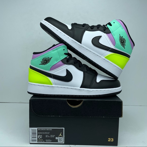 Jordan Shoes - Nike Air Jordan 1 Retro Mid GS “Pastel/Easter” NEW